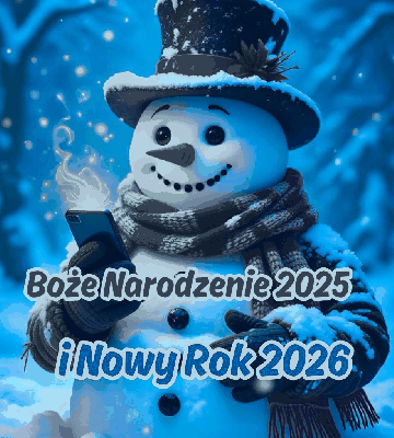 Bałwan wita w 2026 roku